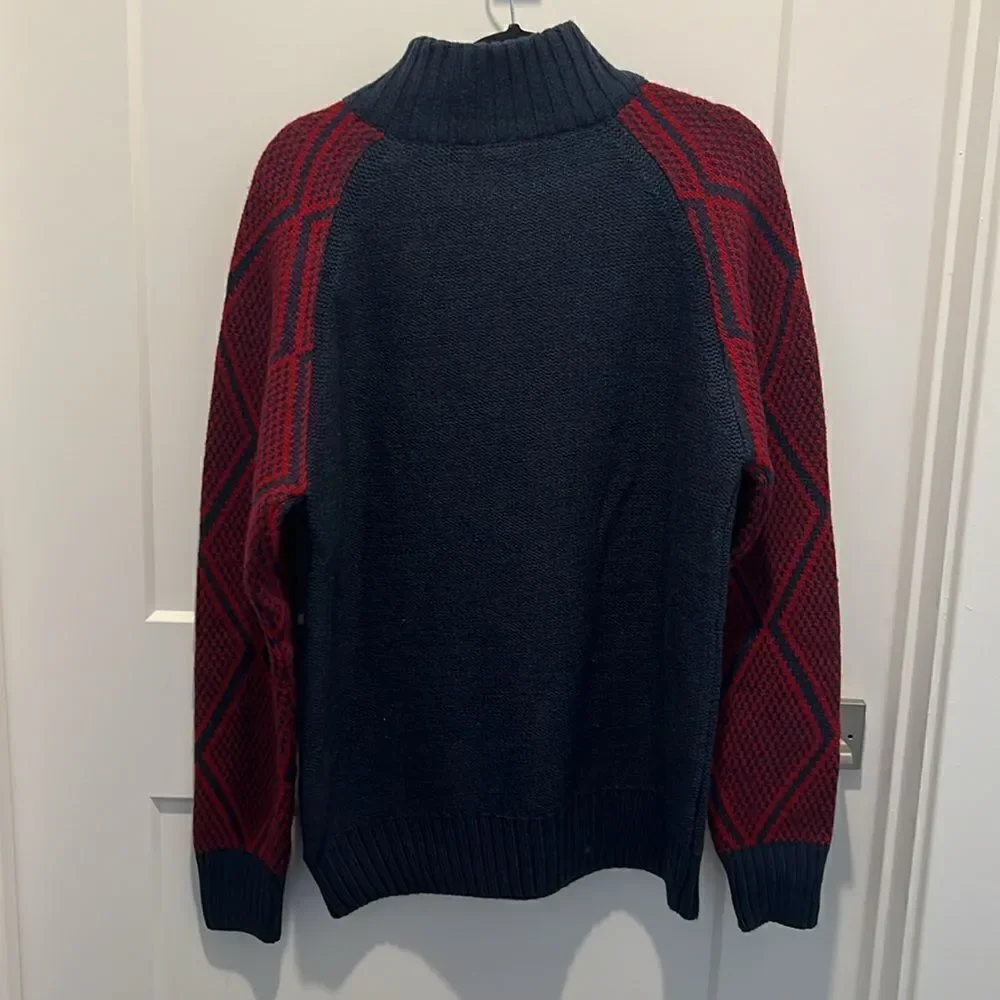 MONDO Men’s Military Style Turtleneck Sweater